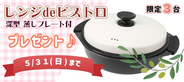 レンジdeビストロ プレゼント
